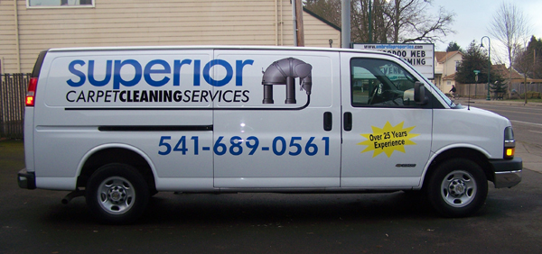 Superior Carpet Cleaning Van